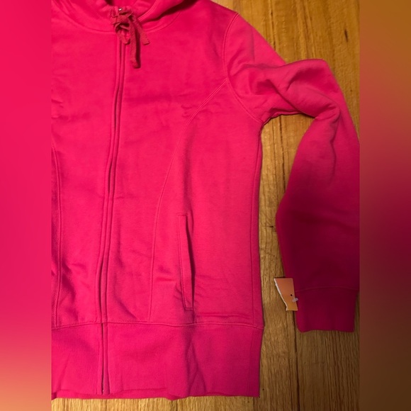 Champion Womens M Long Sleeve Full Zip Up Athletic Hoodie Jacket Pink(a2 - Picture 8 of 14